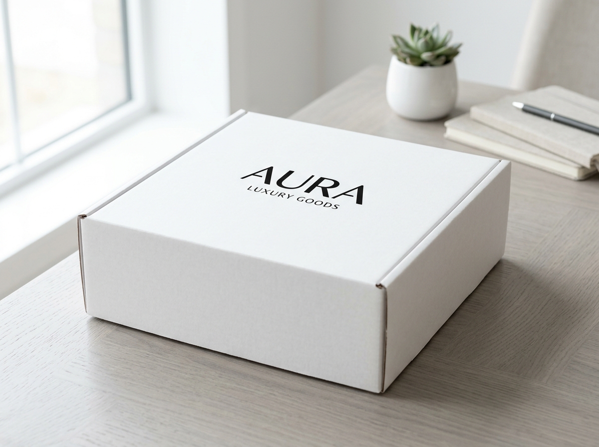 Premium White Card Mailer Box